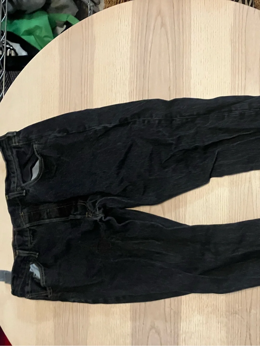 Men's Black Jeans - Classic Straight Fit